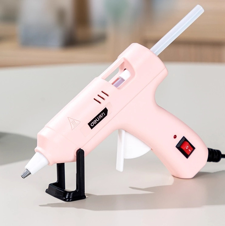 Pink Hot melt glue gun, Hand-made special electric hot melt glue gun, Make paste flower packaging materials flower shop tools g