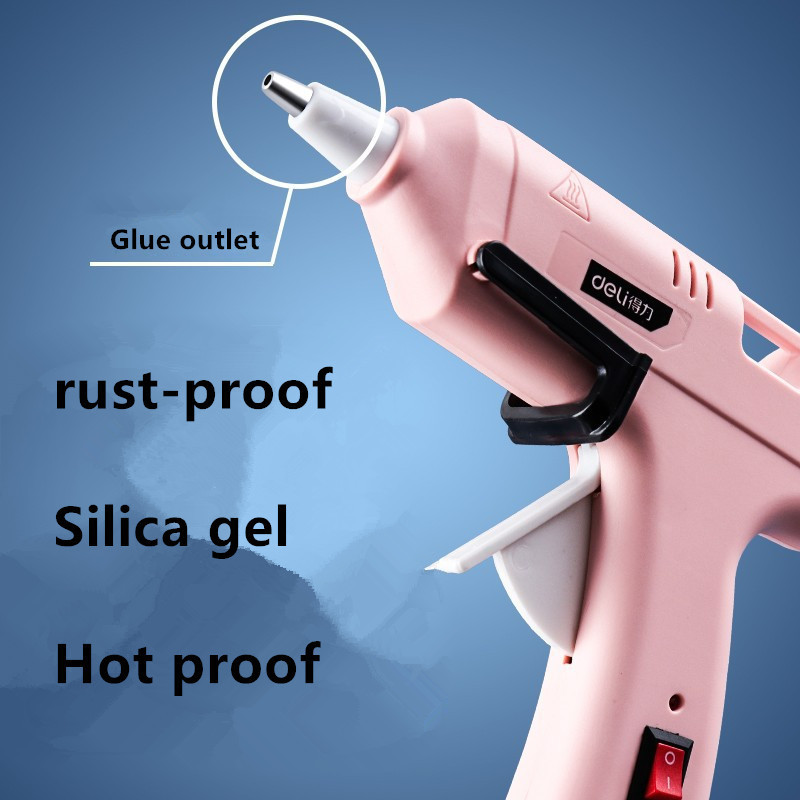 Pink Hot melt glue gun, Hand-made special electric hot melt glue gun, Make paste flower packaging materials flower shop tools g