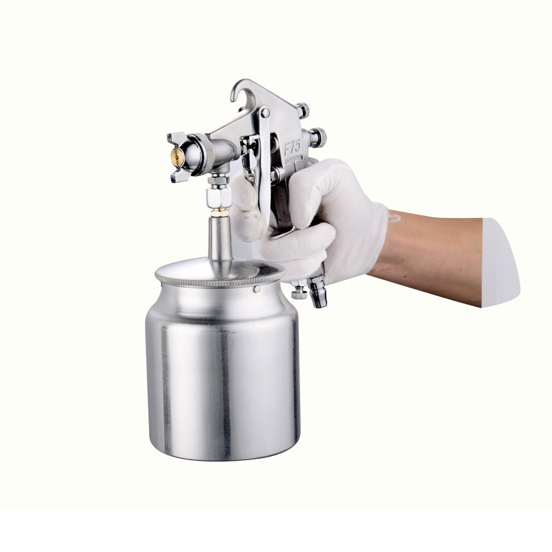 Pneumatic F75 Gravity Airbrush Sprayer Alloy Paint Atomizer Tool Hopper Pistol Spray Gun For Car Painting