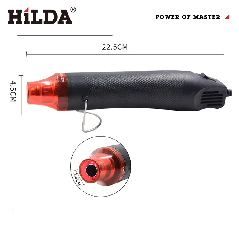 HILDA Mini Hot Air Gun Thermostat Heat Gun Soldering Blower Thermal Phone Repair Home DIY Power Tool