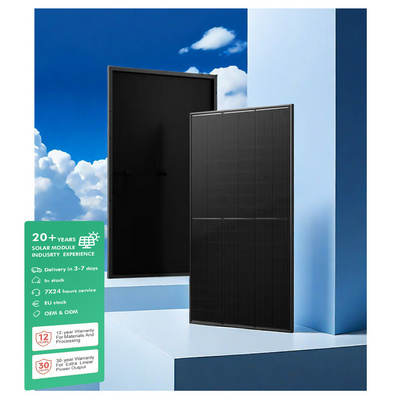 Risen Mono Solar Panels 400 watt 405w Full Black Solar Panel   Europe Stock