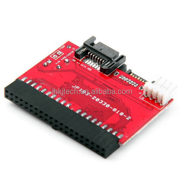 Newest IDE 40Pin to SATA/ SATA to IDE 40 Pin Converter/ Adapter Card with SATA Data Cable