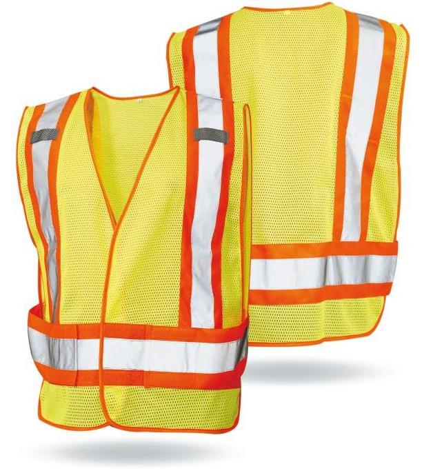 Mesh running vest, High Visibility Safety Vest Running Reflective Gear