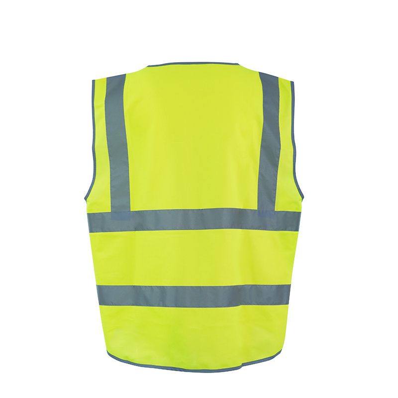 2022 New Design Yellow reflective safety clothing vest high visibility jackets