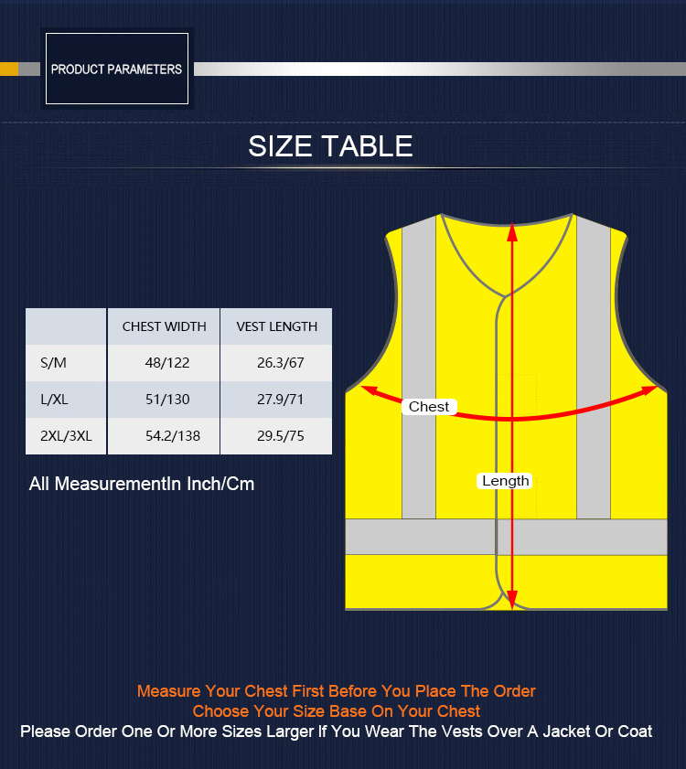 LX640 Wholesale Hi Vis Vest Protection High Reflective Safety Reflective Vest With Pockets