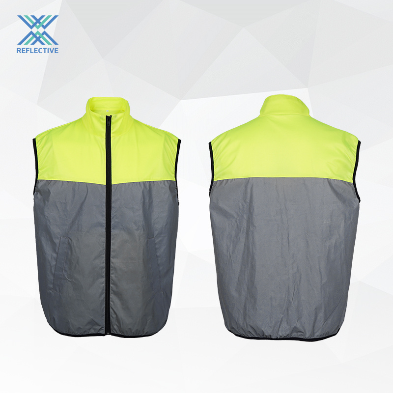 LX High Quality Engineer Reflective Running Vest Surveyors High Vis Industrial Safety Vest Safety Vest For Men