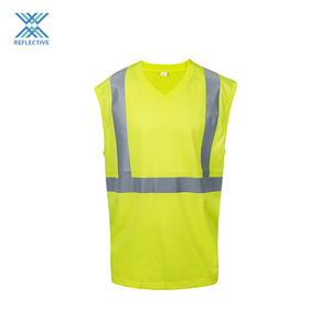 LX Good Quality High Visibility Industrial Safety Vest Safety Vest Construction Reflective Running Vest With Logo