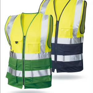 LX Wholesale Factory price free sample reflective safety vest with pocket,reflective vest