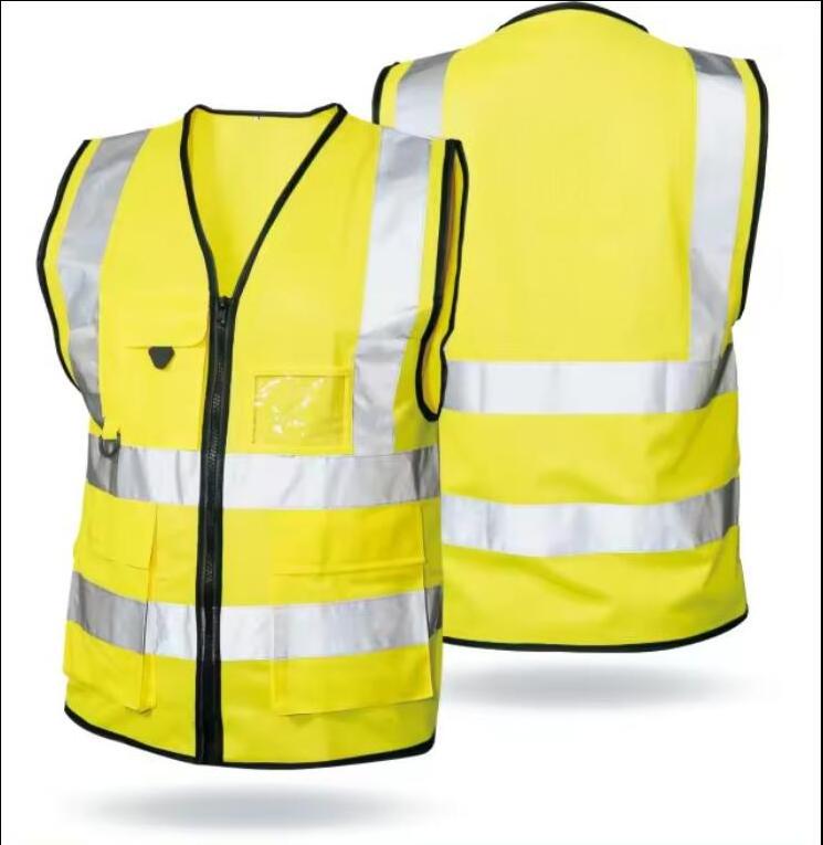 LX Wholesale Factory price free sample reflective safety vest with pocket,reflective vest