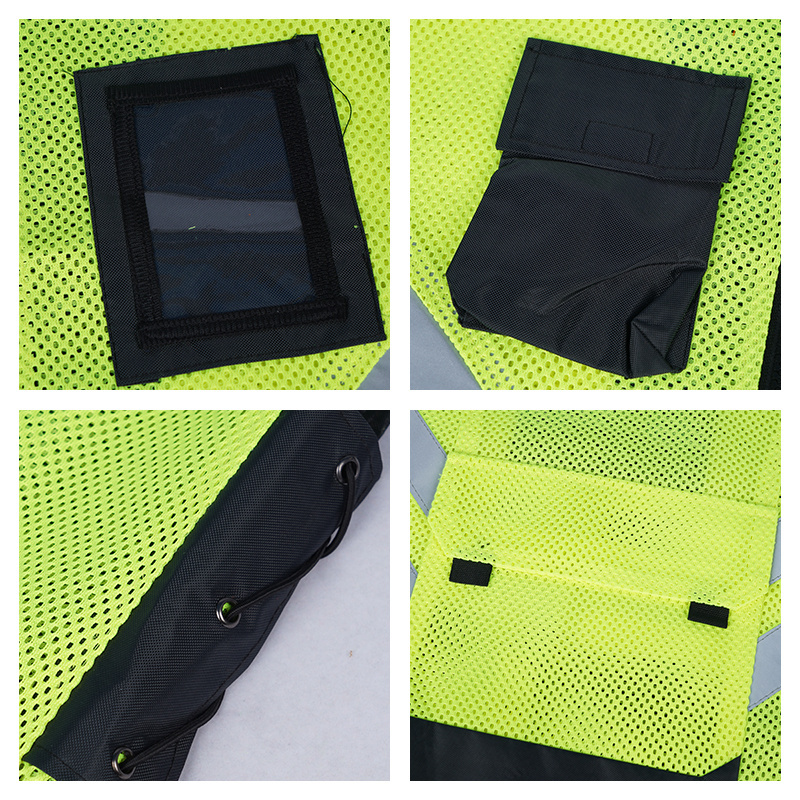 LX Wholesale Low MOQ Engineer Safety Vest Industrial Vest Class 2 Reflective Waistcoat Safety Vest Construction