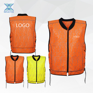 LX Wholesale High Visibility Reflective Safety Vest Hi Vis Red Reflective Vest