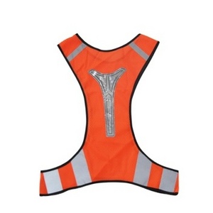 High Quality Wholesale Running Bike Motorcycle Flashing Led Reflective Safety Vest