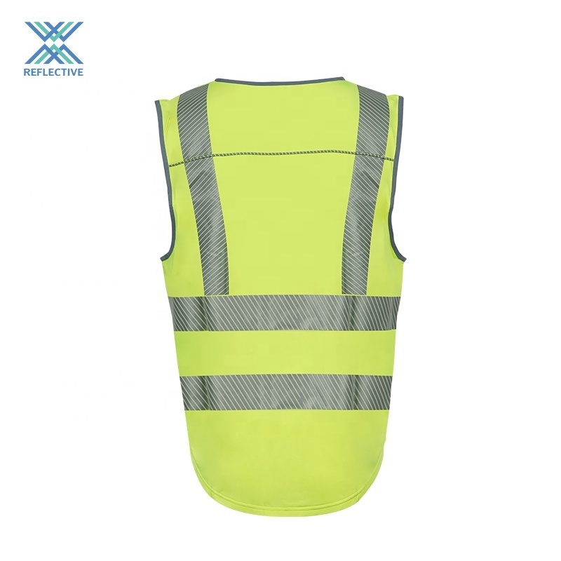 LX New Style High Visible Custom Construction Safety Vest Class 2 Reflective Safety Vest With Logo