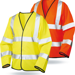 Class 3 long sleeve ANSI/ISEA ENISO20471 reflective safety vest high visibility vest