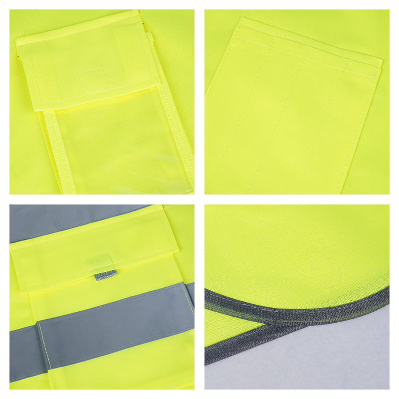 LX Wholesale Low MOQ Engineer Safety Vest EN 20471 Industrial Vest Class 2 Reflective Waistcoat