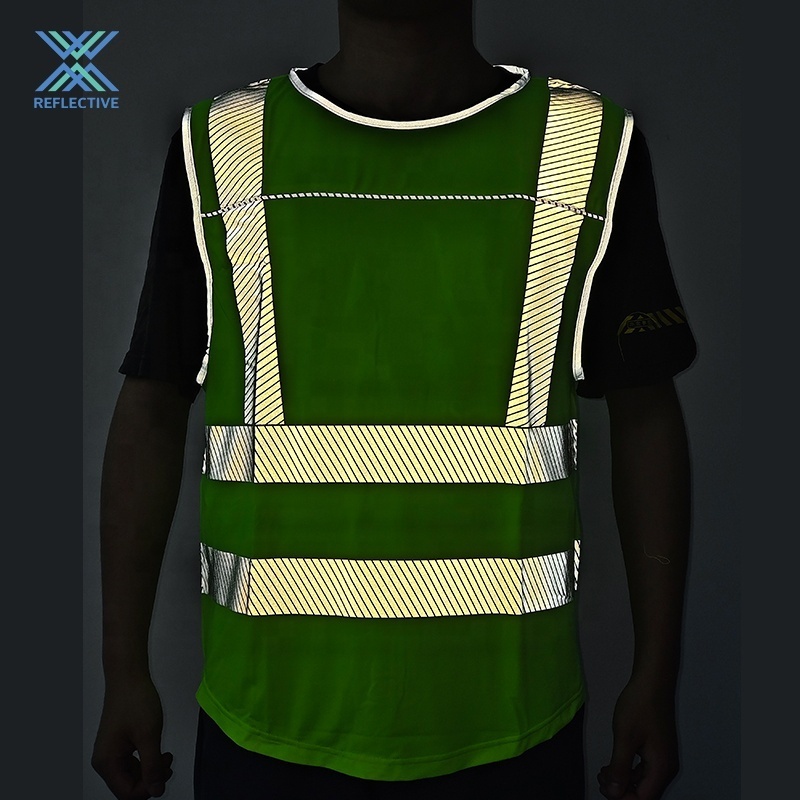 LX New Style High Visible Custom Construction Safety Vest Class 2 Reflective Safety Vest With Logo