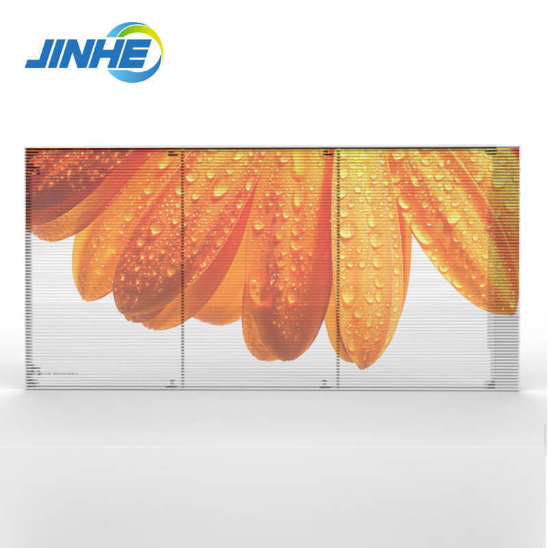 transparent-led-display-screen curved transparent led display screen window film led