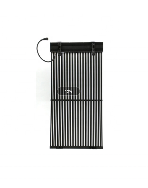 P20 LED Outdoor Transparent Display Screen Full Color Tube Chip Color and Customizatiion Screen Dimension Night curtain