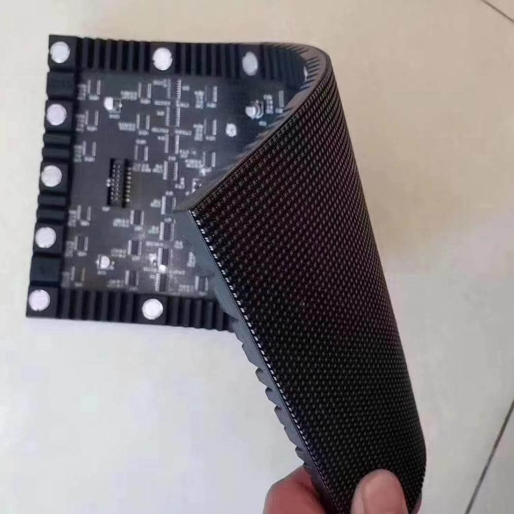 flexible soft led module panel soft le p1.2 p1.5 p1.6 p2.5 p4 led module light dc12v module flexible 3w