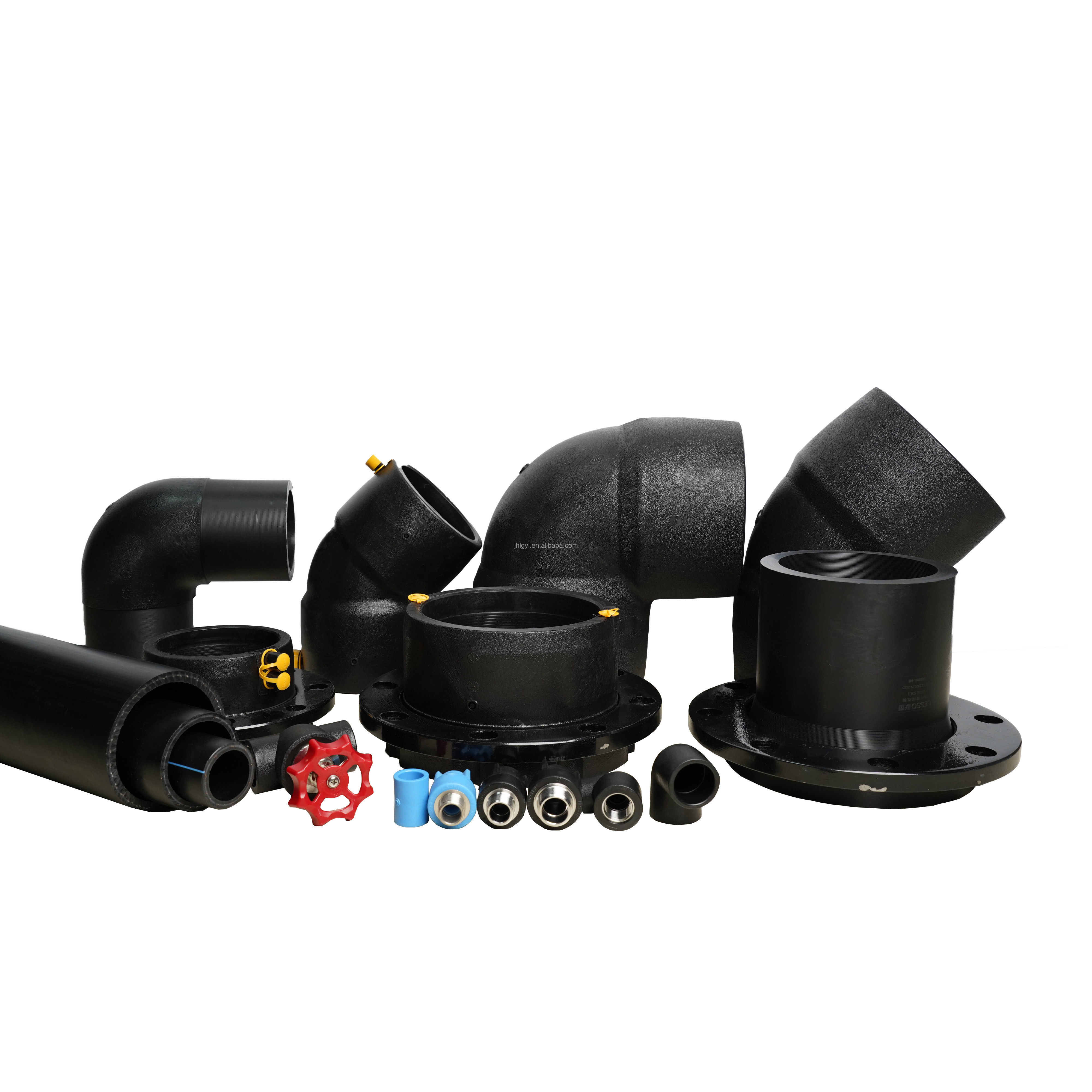 High Quality Customized Hot Sale Hdpe Blowdown Polyethylene Water Pipe Flexible Plastic pe hd 10 inch 100 hdpe black for pipe