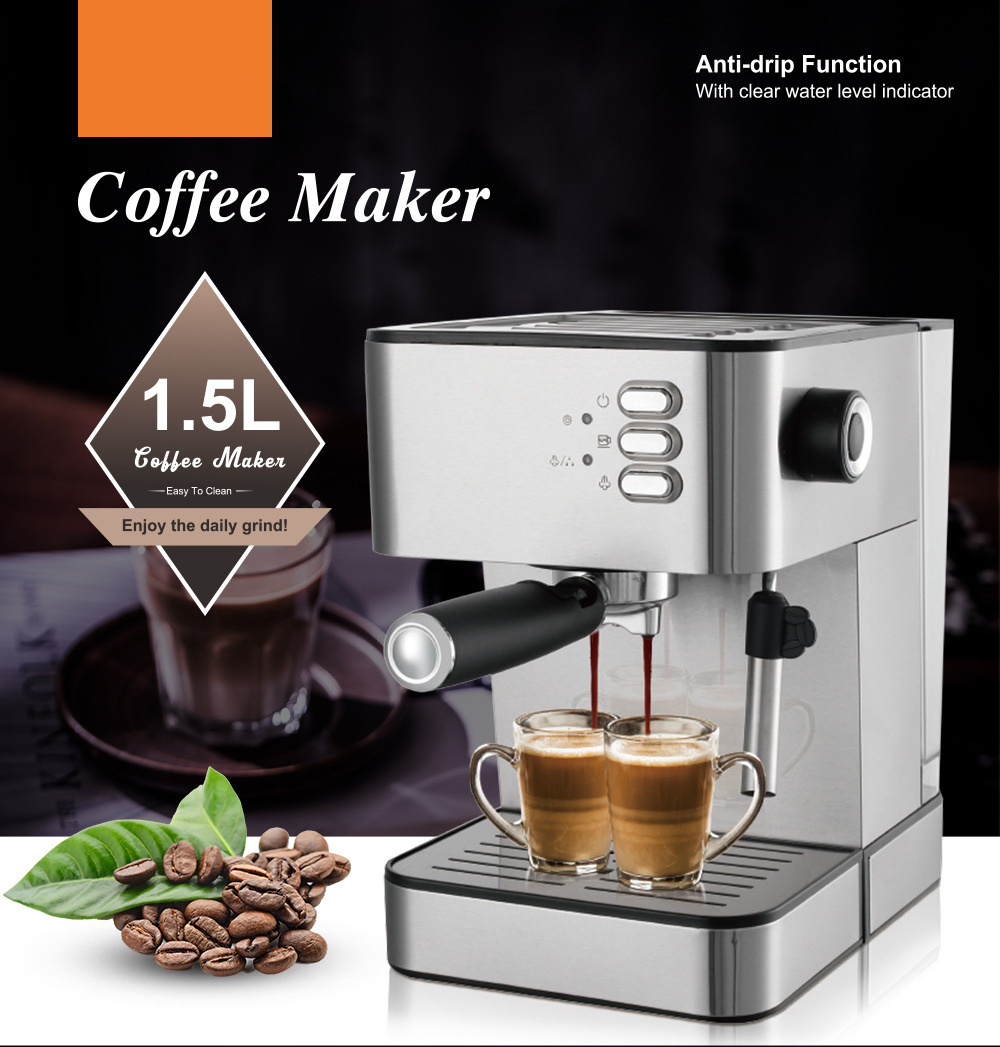 Turkish Super Automatic Espresso Coffee Making Machine Commercial 9Barista Espresso Machine With Milk Tank Frother Coffee Maker