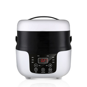 2022 Deluxe Free Ship 1.2L 2 L Mini Portable Rice Cooker Battery Power Dc Solar Rice Cooker 12V 24V 240V Car Rice Cooker 2.8L