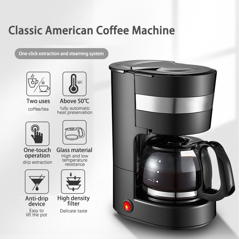 Electric Household Coffee Machine Drip Coffee Maker Machine Stainless Steel Didiesse Frog Coffee Machine With American Plug