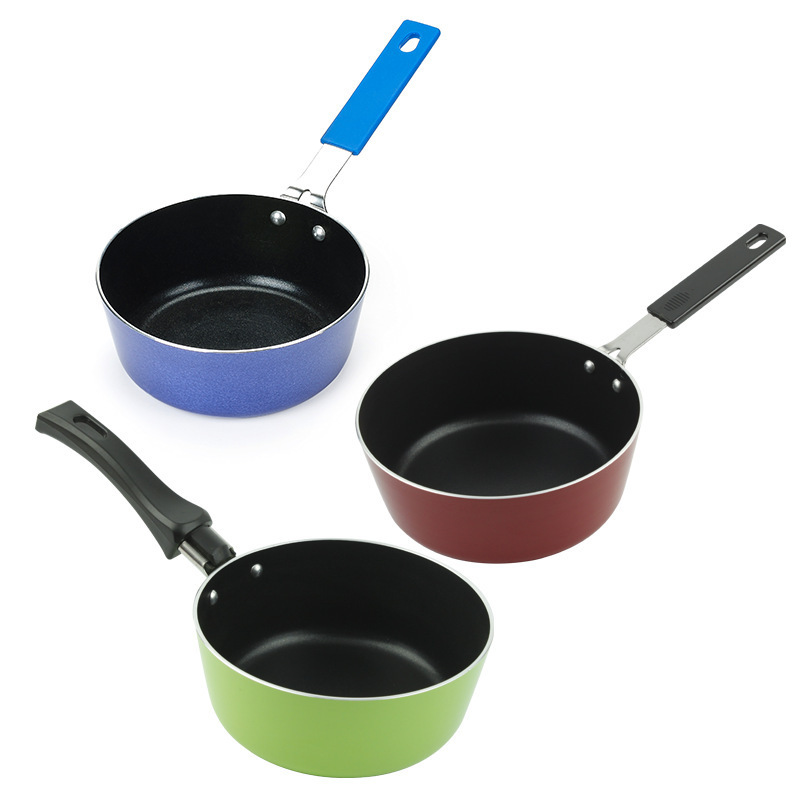 LIXIN General Use Classic Cooking Pot Non-stick Soup Pot Handle Mini Milk Pots