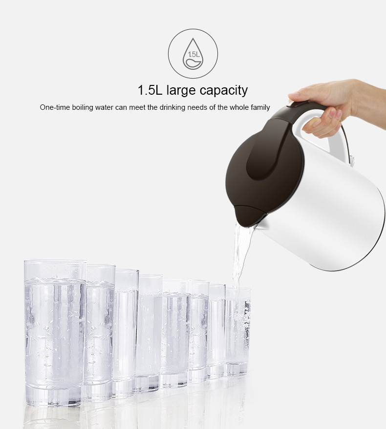 Bm Honeyson 2.3L Double Electric Kettle Specification Electric Hot Water Kettle Portable Electric Soup Kettle For Travel