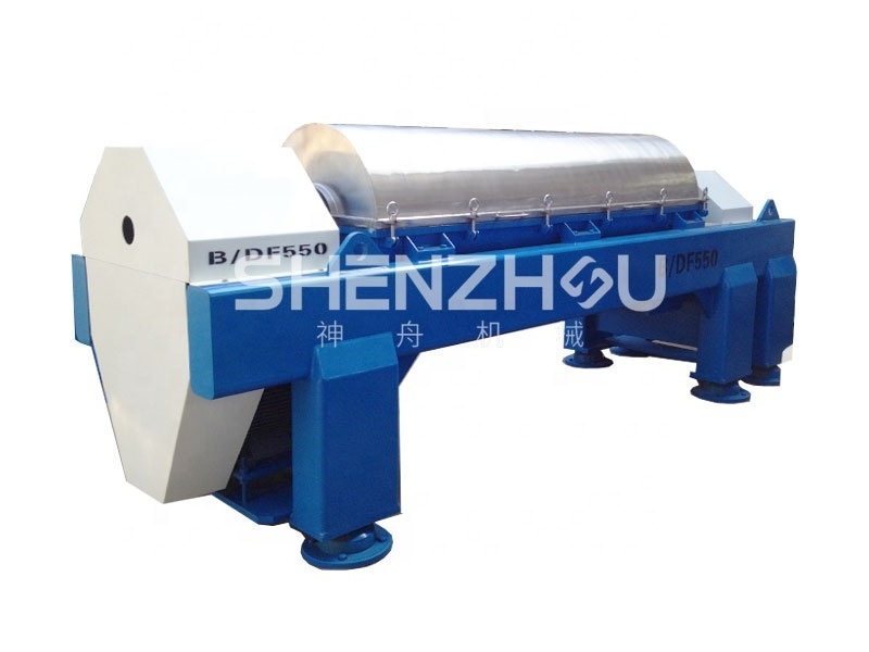 Shenzhou Antifriction Horizontal Decanter Centrifuge Anticorrosion Stainless Helical Pusher