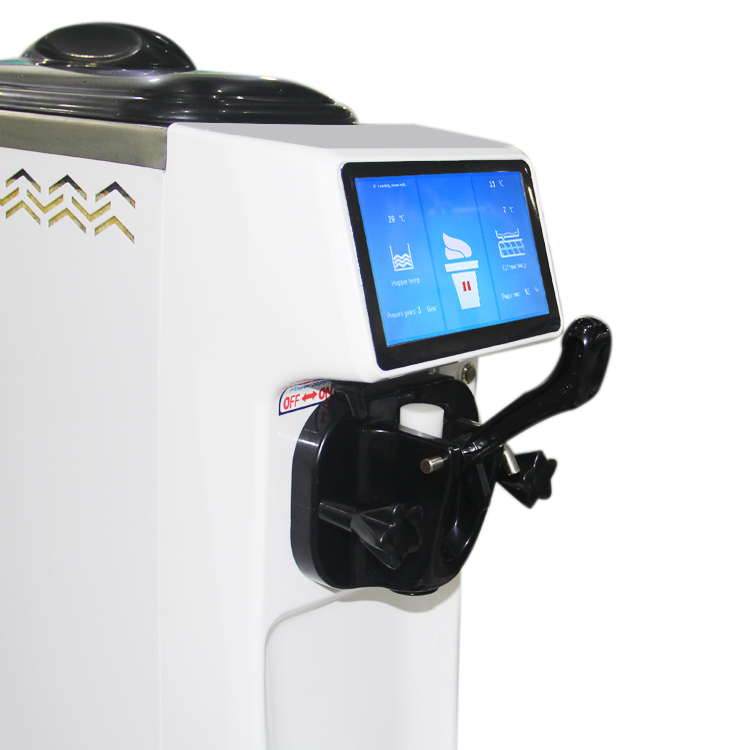 Coffee Shop Ice Cream Machine Commercial Soft Serve Ice Cream Making Machine 220v Small Mini Soft Home Ice Cream Maker