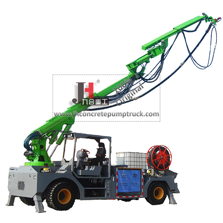 China Factory JIUHE brand 30 Cubic Meters Shotcrete Robot JHGHP30 wet concrete spray shotcrete machine for sale