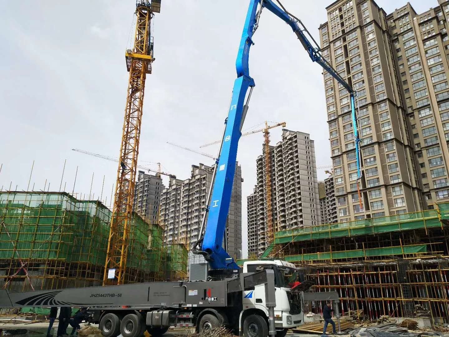 30m 33m 37m 42m 56m 63m truck mounted concrete pump