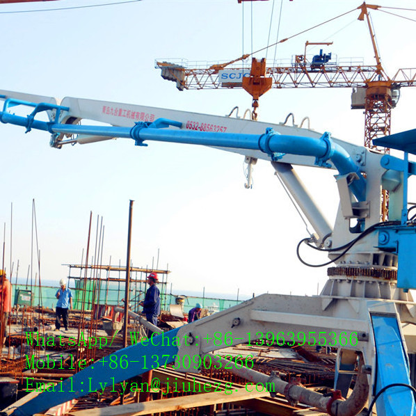 CE certification hot sale 15/17m mobile concrete placing boom hydraulic mortar placing boom pump