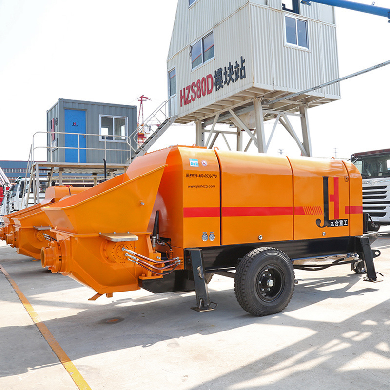 Concrete pump machinery manufacturers trailer concrete pumping machine concrete pumps for sale