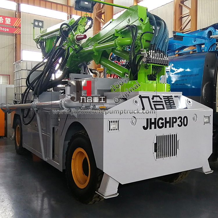 China Factory JIUHE brand 30 Cubic Meters Shotcrete Robot JHGHP30 wet concrete spray shotcrete machine for sale