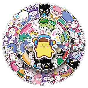 50PCS High Quality Decoration Customization Anime Sticker Custom Hand-painted Sanrio Stickers