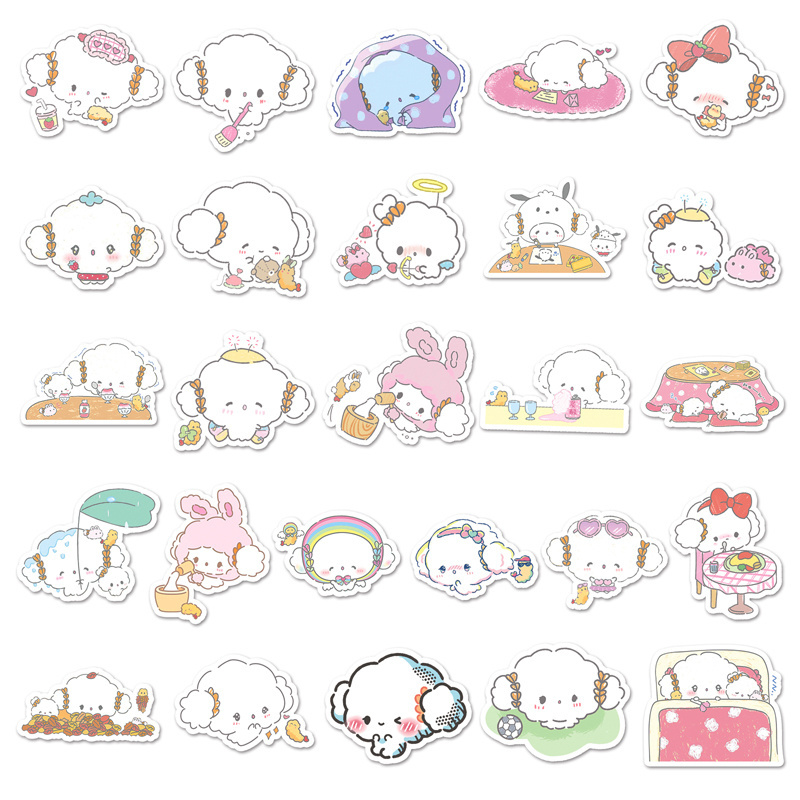 51PCS High Quality Kawaii Waterproof Anime Sanrio Sticker Custom Cogimyun Custom Stickers