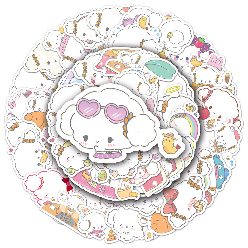 51PCS High Quality Kawaii Waterproof Anime Sanrio Sticker Custom Cogimyun Custom Stickers