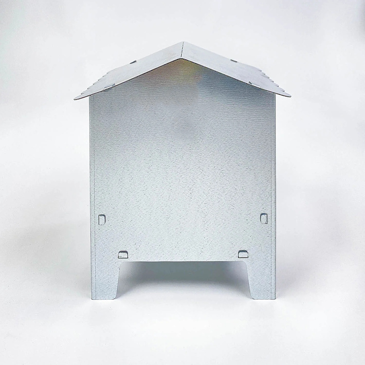 JH-Mech Poultry Feeders and Drinkers for Nigeria Chickens With Roof No Waste Galvanised Small Chicken Poultry Feeder