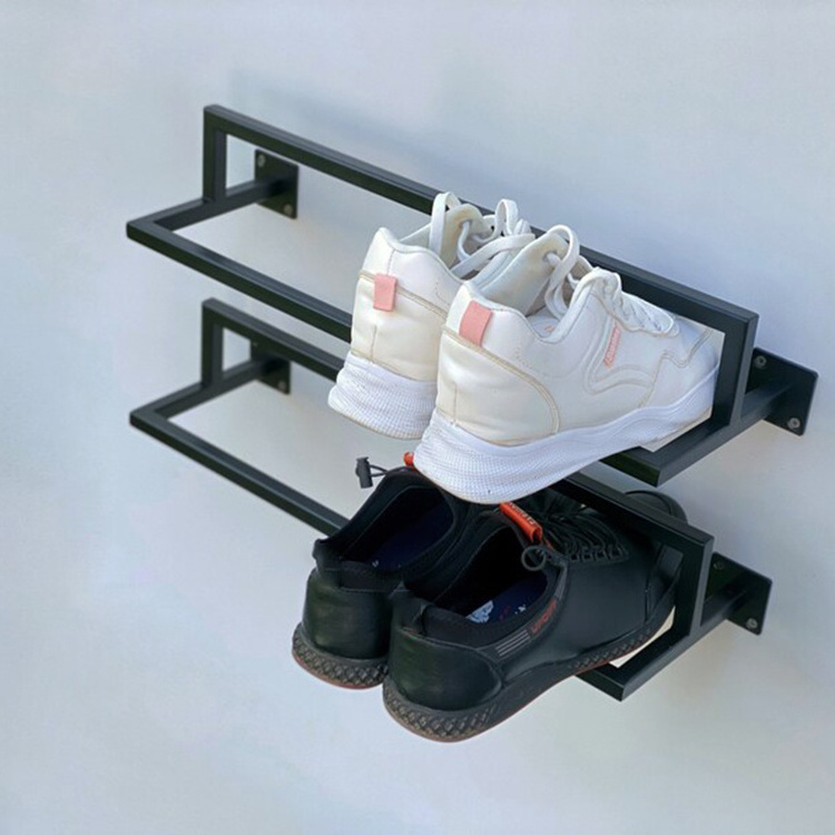 JH-Mech Shoes Holder For Space Saving Over The Door Shoe Organizer For Closet Camper Wall Mounted Shoe Rack