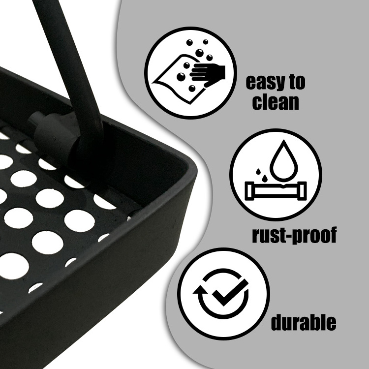 JH-Mech Easy to Carry Simple Adjustable Widely Used Swing Grill Carbon Steel Cooking Campfire Grill Stand