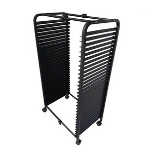 JH-Mech Elevated Paint Drying Rack With Wheels Suitable for Studio School Home Art Stand for Artist Painting Display Mini Easel