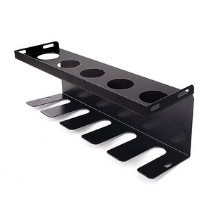 JH-Mech Large Capacity Metal Storage Rack for 5 Softballs Sports Equipment Organizer Baseball Bat Rack