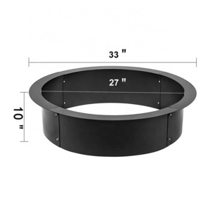 JH-Mech 33 inches outer Diameter Easy-Assembled OEM Outdoor Fire Pit Ring