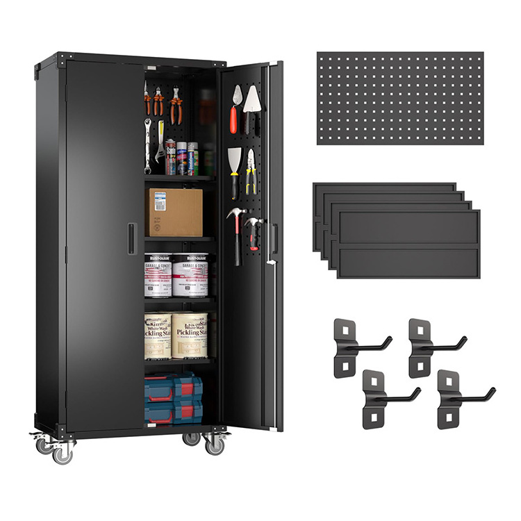 JH-Mech Design Weight Capacity High Quality Material Practical Multiple Uses Rectangular Metal Tool Storage Cabinet