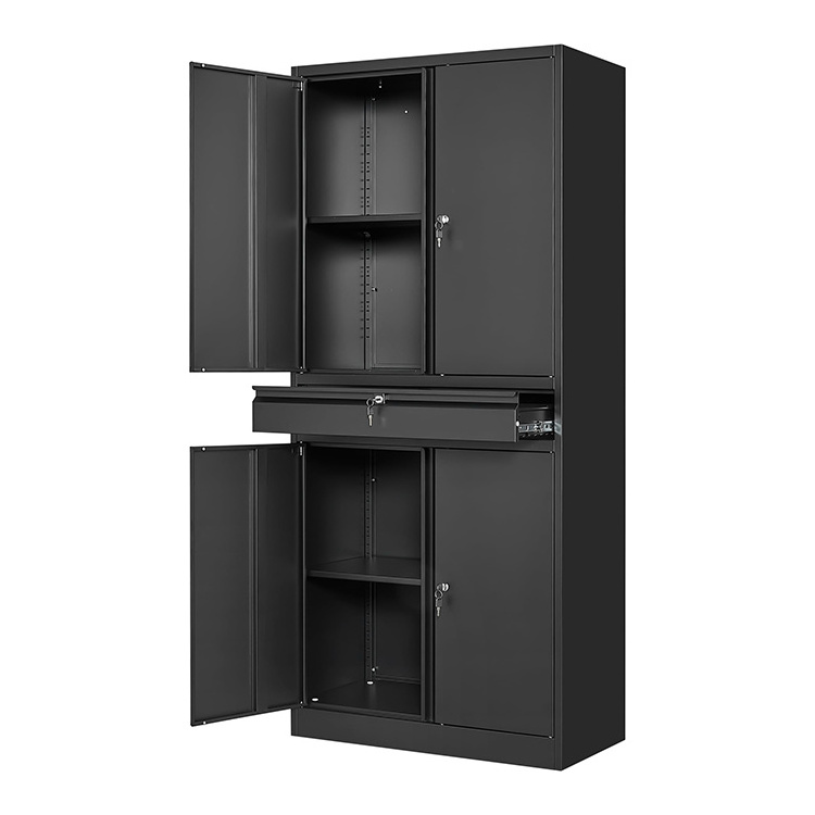 JH-Mech Sturdy and Durable Storage Adjustable Shelve Multipurpose Steel Tool Storage Cabinet With Drawers