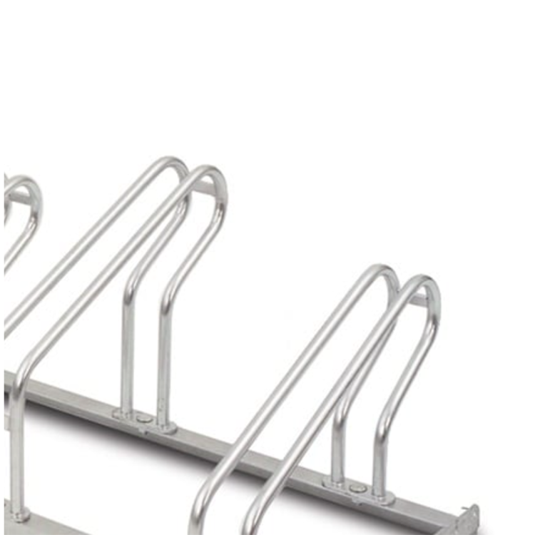 JH-Mech ODM Outdoor Use Double Level Rustproof High Or Low Design Floor Mounted Tubular Steel Bicycle Racks