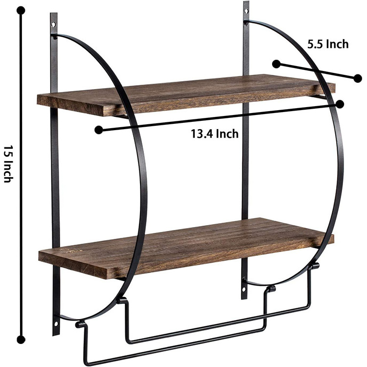 JH-Mech ODM Bathroom Shelves Over Toilet Multi Function Storage Wire Steel Bathroom Shelf Organizer