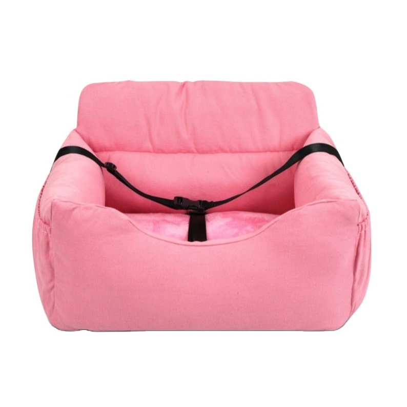 Detachable Portable Dog Car Travel Carrier Bed Soft Dog Booster Seat Dog Car Seat  For Front Seat